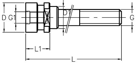S 212 — Adaptador de Hastes — desenho técnico 2