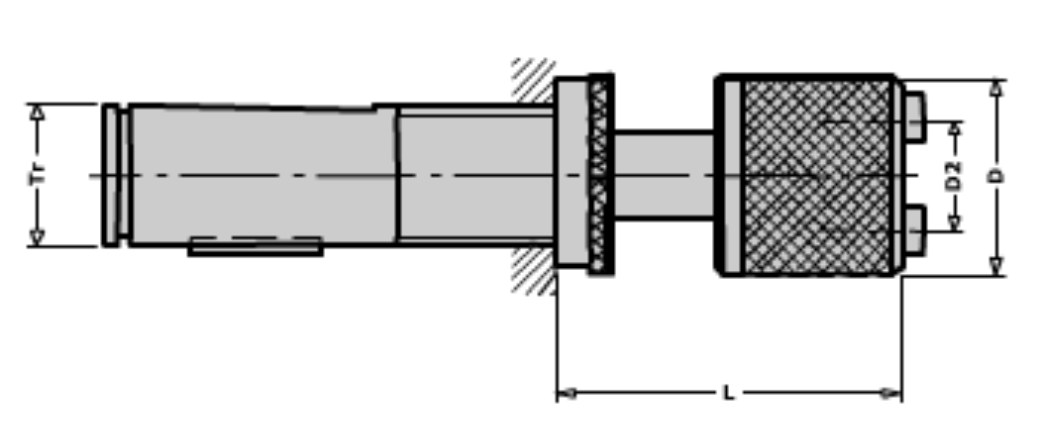 Desenho técnico de ferramenta modular